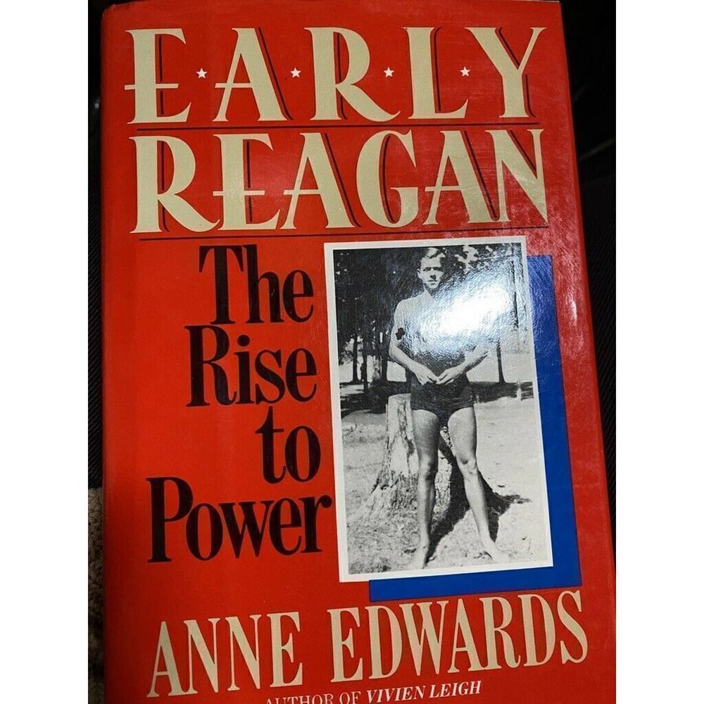 VTG Early Reagan Hardcover Book Anne Edwards History American President 1st Edit